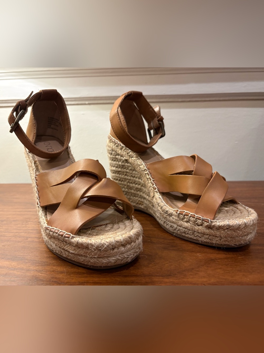 Abound Sayge Espadrille Summer Wedge Sandal size 6.5